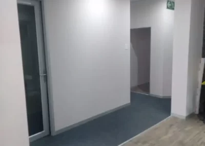 Drywalling tenant installation